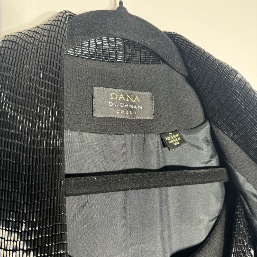 Dana Buchman Black Two Piece Dress And Jacket Set Size 10(m) - Picture 6 of 8